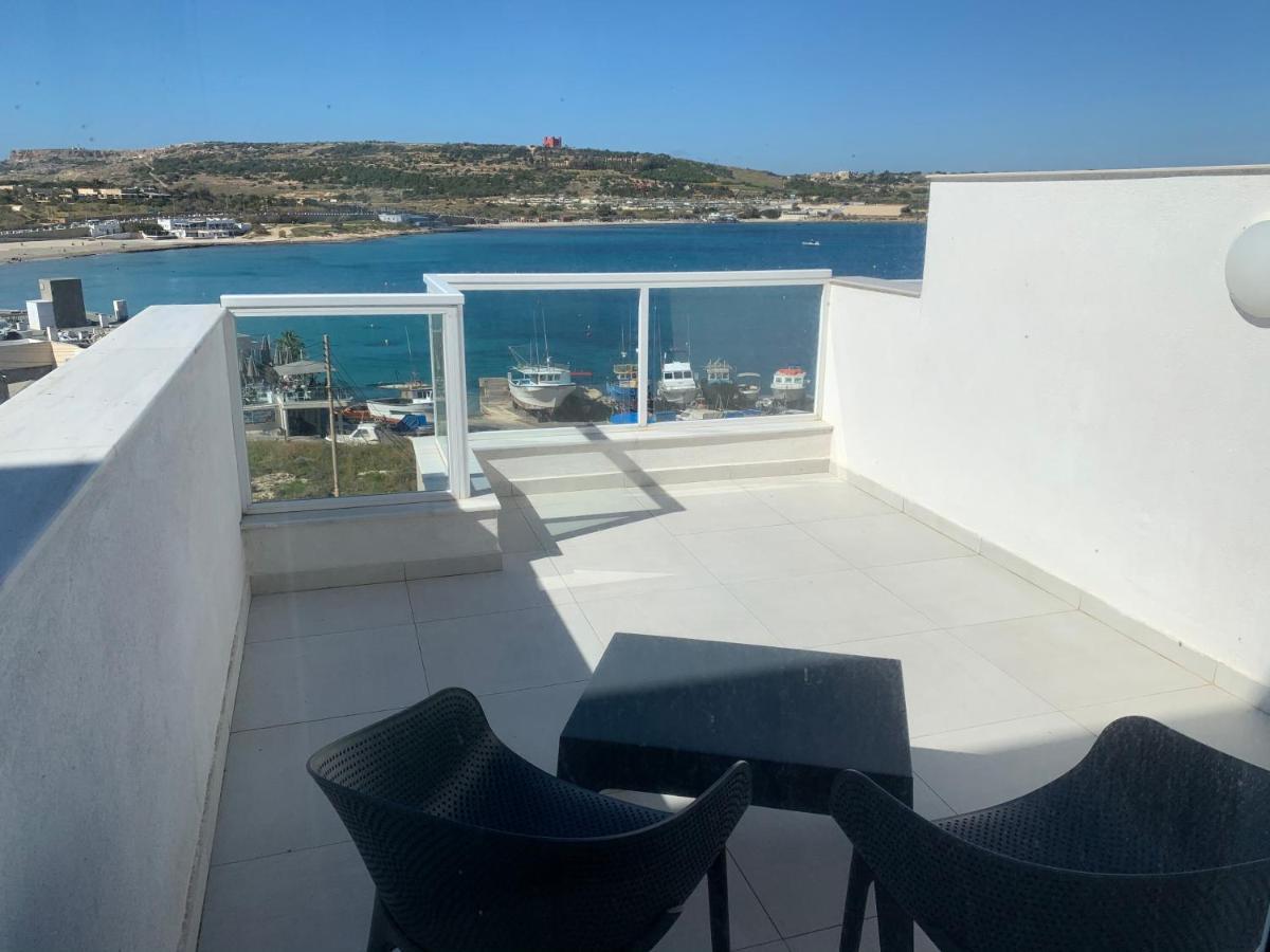 Sea View Penthouse Mellieha Bay Apartman Kültér fotó